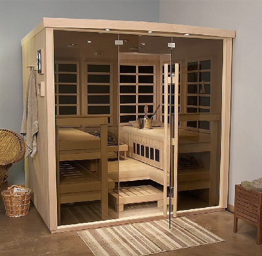 Infrared Sauna or Steam Sauna? Now you can have both!