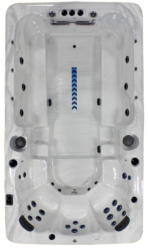 Dynasty Spas -  Family Party Spas Hot Tubs 13' Family Island Oasis Hot Tub,