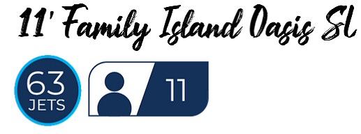 Dynasty Spas - 11' Family Island Oasis 11 Person Hot Tub