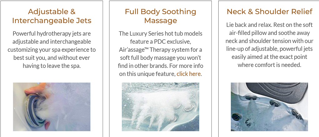 PDC Spas HOt Tubs Jet Power Balance