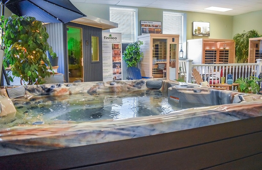 PDC Spa and Pool World Showroom Lehighton PA Hot Tubs Saunas Above Ground Pools Lehigh Valley Poconos