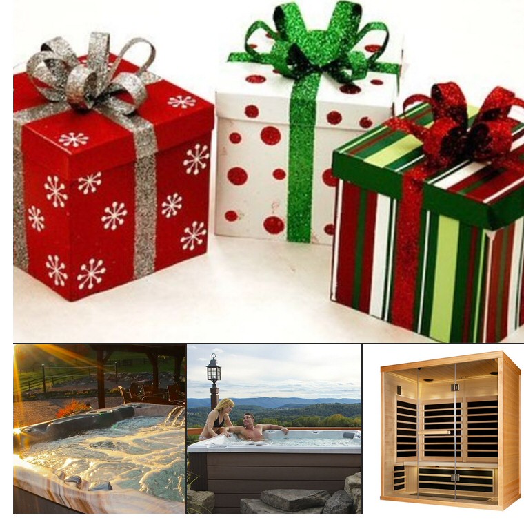 Secret Santa Christmas Sale on Hot Tubs & Saunas. PDC Spa Pool World Lehighton Lehigh Valley Poconos PA