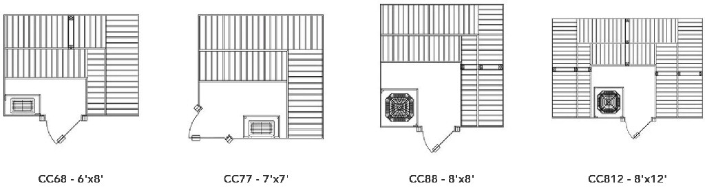 Custom Sauna CAD Drawings