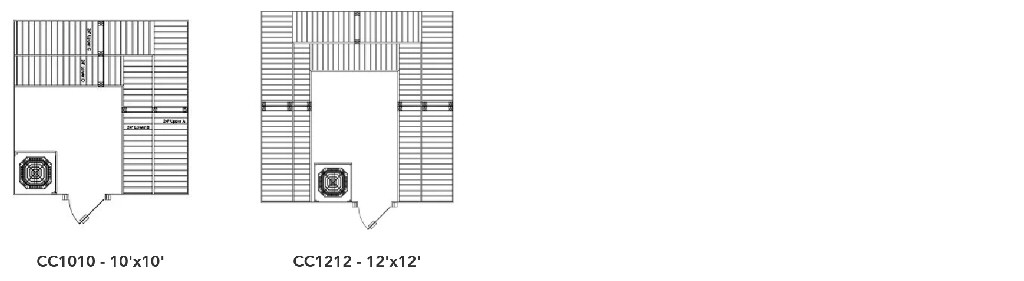 Custom Cut Saunas CAD Drawings