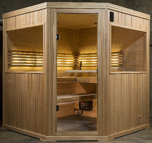 Hallmark 66C Sauna - 6'x6' Corner Model Sauna