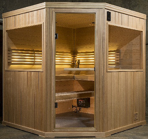 Hallmark 66C Sauna - 6'x6' Corner Model Sauna 