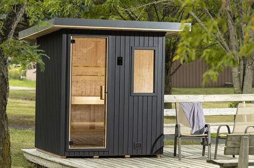 NorthStar Series Outdoor Sauna by Finnleo