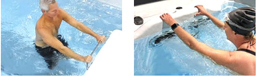 PDC Swim Spa Exercise Equipment NEW Aqua Fitness Bars at PDC Spa and Pool World Lehighton PA