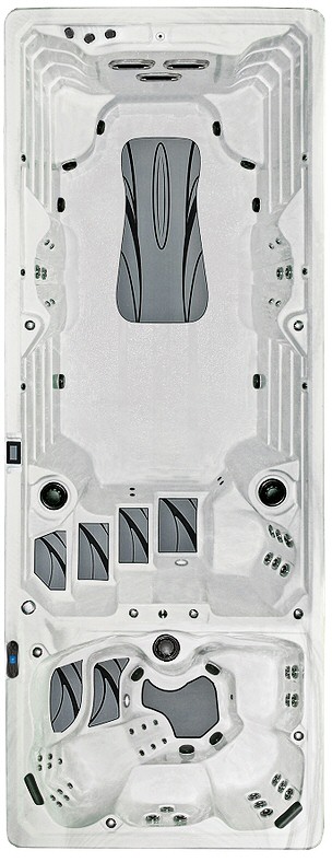 Have it All with a Swim Spa and Hot Tub in One!, Swim Spas PDC Summit SX219S PDC Spa and Pool World Lehighton PA serving the Lehigh Valley to the Poconos